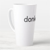 Tasse Latte âne foncé (Angle gauche)