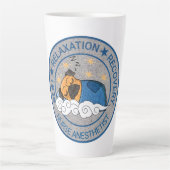 Tasse Latte Anesthésie mignonne / CRNA Repos Relax Recovery (Devant)