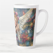 Tasse Latte Ange de Noël (Droite)