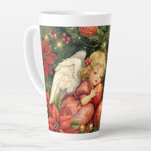 Tasse Latte Ange de Noël