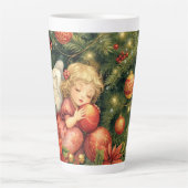 Tasse Latte Ange de Noël (Devant)