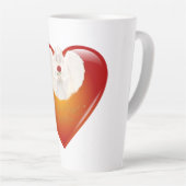 Tasse Latte AngeFoi SilverHeart (Angle droit)