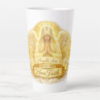 Tasse Latte AngelicFaith CœurDOr