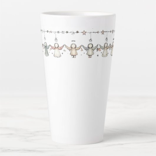 Tasse Latte Anges en Harmonie (Devant)