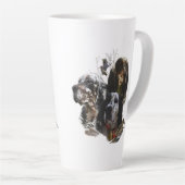 Tasse Latte Anglais Setter, chasse à la bécasse (Angle droit)