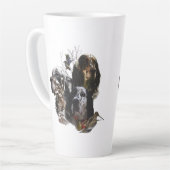 Tasse Latte Anglais Setter, chasse à la bécasse (Angle gauche)