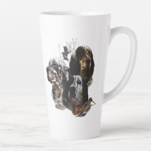 Tasse Latte Anglais Setter, chasse à la bécasse