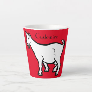 Tasse Latte Animal de chèvre Thunder_Cove