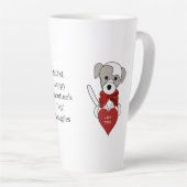 Tasse Latte Animal de compagnie Mère Valentine's Day Chiot Coe (Angle droit)