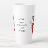 Tasse Latte Animal de compagnie Mère Valentine's Day Chiot Coe (Devant)