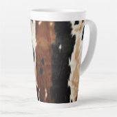Tasse Latte Animal de la vache Brown de l'Ouest (Angle droit)