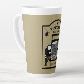 Tasse Latte Anniversaire Drôle Au-Dessus De La Colline (Angle gauche)