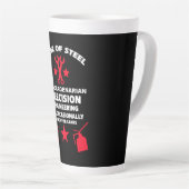 Tasse Latte Anniversaire quadragénaire (Angle droit)