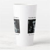 Tasse Latte Annonce de grossesse par échographie – Devenir gra (Devant)