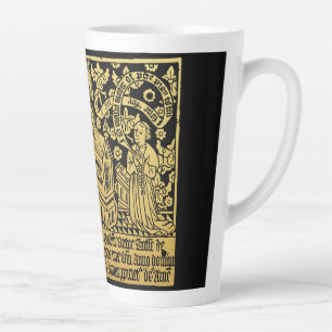 Tasse Latte Annonciation en caoutchouc en laiton Tudor Mary An