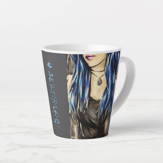 Tasse Latte Anonymat 4 (Angle droit)