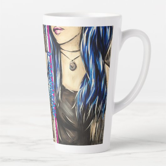 Tasse Latte Anonymat 4 (Droite)