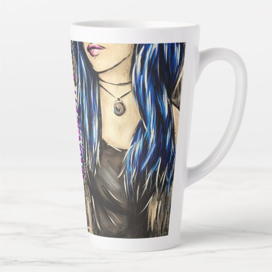 Tasse Latte Anonymat 4 (Droite)