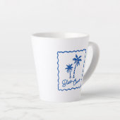 Tasse Latte Anse Bleue (Angle droit)