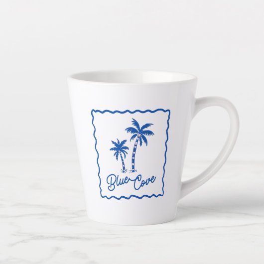 Tasse Latte Anse Bleue (Droite)