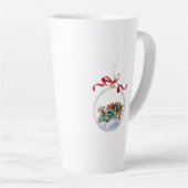 Tasse Latte Antique Car in a Clear Christmas Bauble (Angle droit)