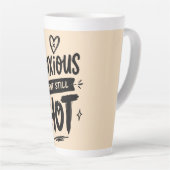 Tasse Latte Anxious But Hot (Angle droit)