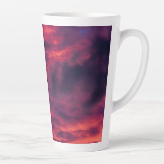 Tasse Latte août rouge (Droite)