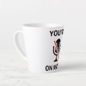 Tasse Latte Appel vidéo, vous êtes sur Mute (Angle gauche)