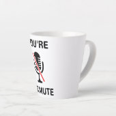 Tasse Latte Appel vidéo, vous êtes sur Mute (Angle droit)