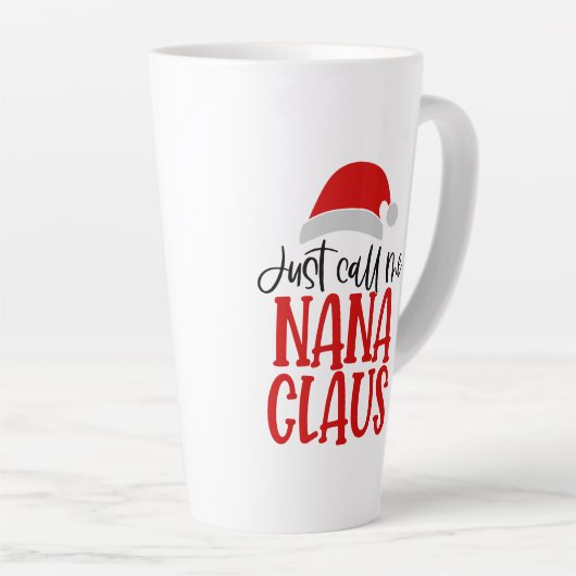 Tasse Latte Appelle-Moi Nana Claus-56768 (Angle droit)