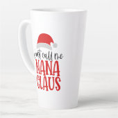 Tasse Latte Appelle-Moi Nana Claus-56768 (Angle gauche)