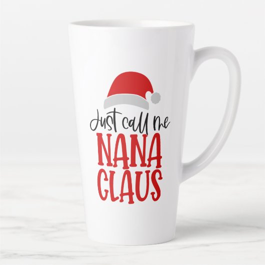 Tasse Latte Appelle-Moi Nana Claus-56768 (Droite)