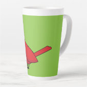 Tasse Latte Appels d'accouplement Cardinal Bird Love (Angle droit)