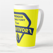 Tasse Latte Appendice amusant Chirurgie de suppression Appendi (Angle droit)