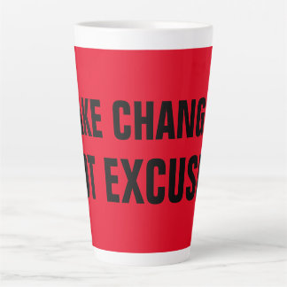 Tasse Latte Apporter des modifications n'excite pas le rouge i
