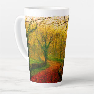 Tasse Latte Après-midi de novembre à Stapleton Park Grimshaw