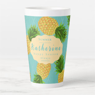 Tasse Latte Aqua ananas