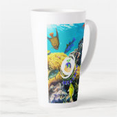 Tasse Latte Aqua Blend (Angle droit)