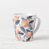 Tasse Latte Aquarell Pêche Latte (Angle droit)