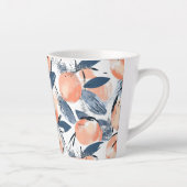Tasse Latte Aquarell Pêche Latte (Droite)