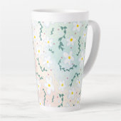 Tasse Latte Aquarelle (Angle droit)