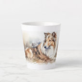 Tasse Latte Aquarelle (Devant)