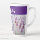 Tasse Latte Aquarelle à lave peinte à la main Anniversaire (Droite)