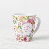 Tasse Latte Aquarelle Boho Pastel (Angle droit)