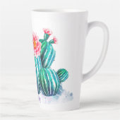 Tasse Latte aquarelle Cactus (Droite)