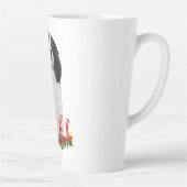 Tasse Latte Aquarelle Cavalier King Charles Noel Noël (Droite)