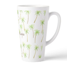 Aquarelle des palmiers tropicaux