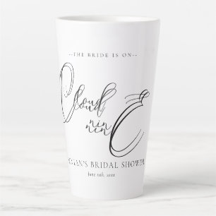 Tasse Latte Aquarelle Dreamy Sunset Cloud 9 Faveurs nuptiales