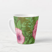 Tasse Latte Aquarelle Florale (Angle gauche)