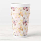 Tasse Latte Aquarelle Papillon Whimsy (Devant)